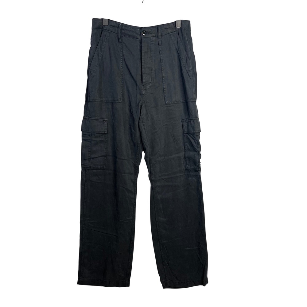Velvet‎ Heart Cargo Pants Size S Charcoal Gray Button Fly Utility Twill NEW
